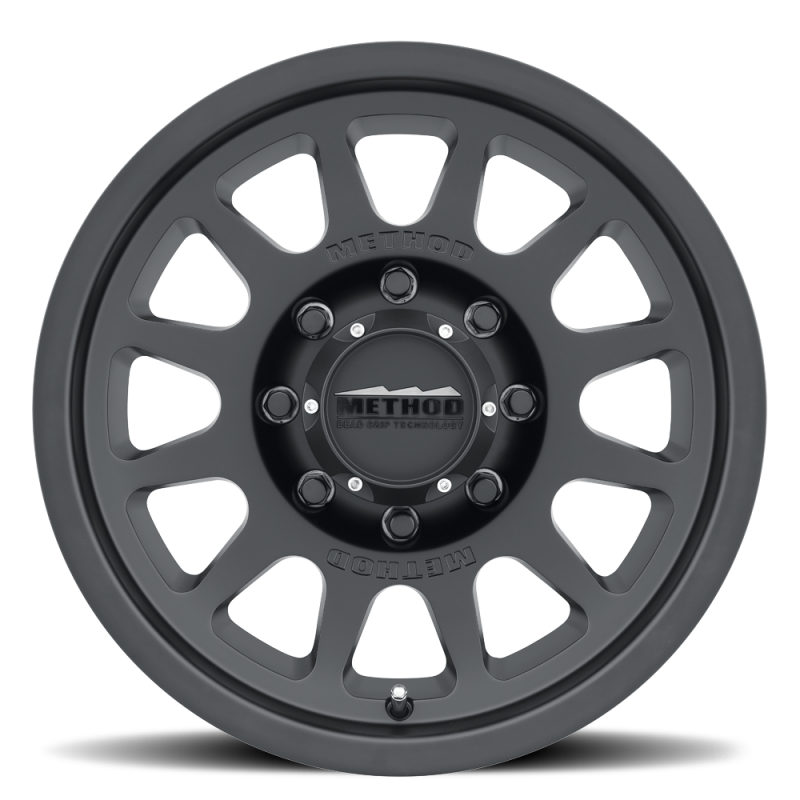 Method MR703 Bead Grip 18x9 12mm Offset 8x180 130.81mm CB - Matte Black