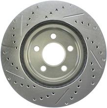 Load image into Gallery viewer, StopTech Select Sport 06-17 Dodge Charger/14-17 Chrysler 300 Slotted &amp; Drilled Front Left Rotor