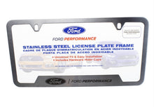 Load image into Gallery viewer, Ford Racing Stainless Steel Ford Performance License Plate Frame