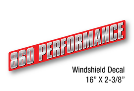 860 Performance Decal - Die Cut (3.5