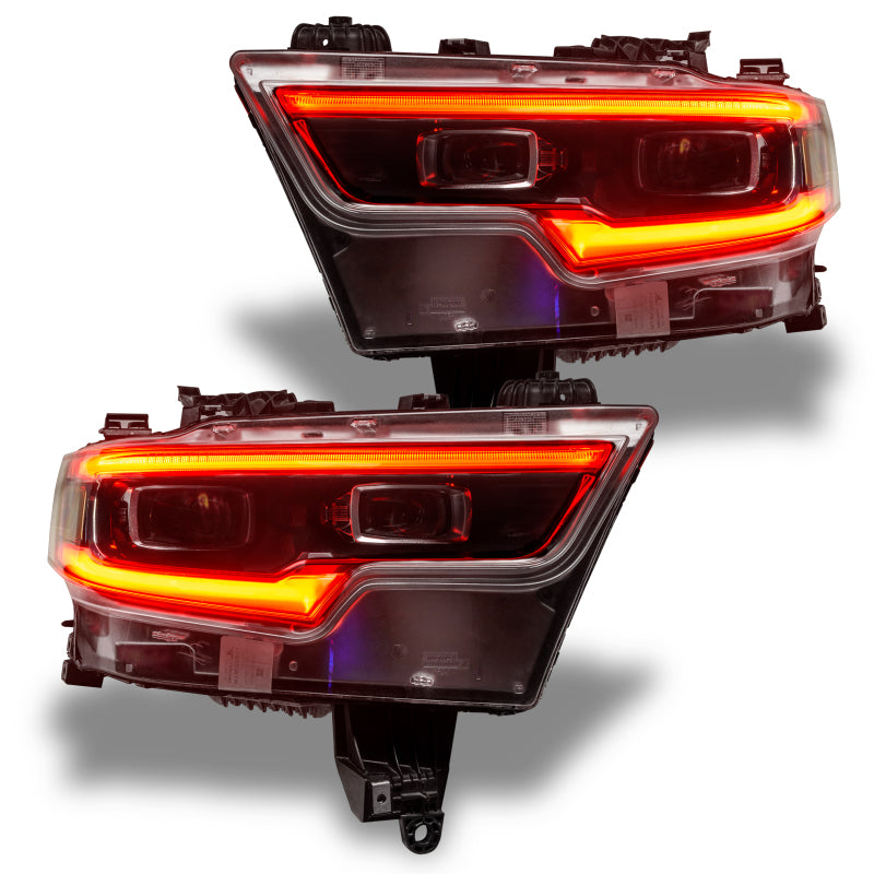 Oracle 19-21 RAM 1500 Projector LED Headlight DRL Kit - RGBW+A w/ BC1 Controller NO RETURNS