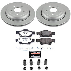 Power Stop 11-26 Dodge Durango Rear Z36 Coated Truck & Tow Brake Kit