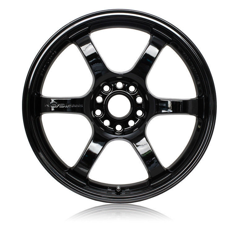 Gram Lights 57DR 18x8.5 +37 5x114.3 Glossy Black Wheel