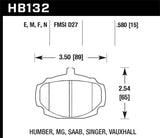 Hawk 67-80 MGB / 67-74 MGB GT Blue 9012 Race Front Brake Pads