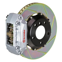Load image into Gallery viewer, Brembo 99-05 Honda S2000 Front GT BBK 4 Piston Cast 2pc 328x28 2pc Rotor Slotted Silver