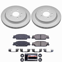 Load image into Gallery viewer, Power Stop 03-07 Cadillac CTS Rear Z23 Coated Brake Kit