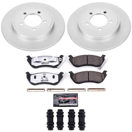 Power Stop 06-10 Ford Explorer Rear Z36 Coated Truck & Tow Brake Kit