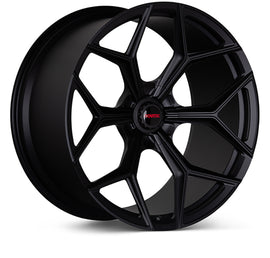 Vossen x Novitec NL4-5L 22x12.5in - 5x120 BP - ET34 - Satin Black Lamborghini Revuelto Rear Wheel