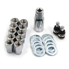 Load image into Gallery viewer, Race Star Pro Forged Lug Kit 12mm x 1.5mm Open .50in Shank 13/16in Head (1.063in Washer) - Set of 10