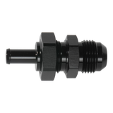 DeatschWerks 10AN Male Flare Bulkhead to 3/8in Hose Barb Straight