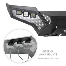 Load image into Gallery viewer, Go Rhino 24-26 Toyota Tacoma (4dr) Element Front Bumper w/ Fixed Light Bar Mount - Tex. Blk