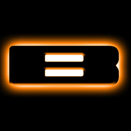 ORACLE Lighting Universal Illuminated LED Letter Badges - Matte Black Surface Finish - B NO RETURNS