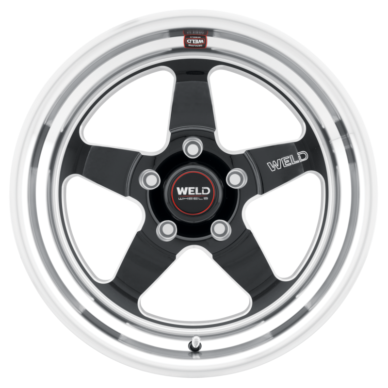 Weld Ventura Street 17x11 / 5x139.7 / 4.25 BS / 87.1 HB - Gloss Black Milled - Non-BL Wheel