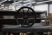 Load image into Gallery viewer, Vossen x Novitec NF10 21x9.5in - 5x114.3 BP - ET38 - Gloss Black Ferrari 296 Front Wheel