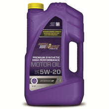 Load image into Gallery viewer, Royal Purple Premium Synthetic High Performance Multi-Grade 5W20 Motor Oil - 5 Quart
