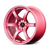 Gram Lights 57DR 18x9.5 +12 5x114.3 Sakura Pink Wheel (w/ Center Cap & No. 21 BK Air Valve)