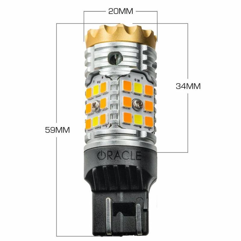 Oracle 7443-CK LED Switchback High Output Can-Bus LED Bulbs - Amber/White Switchback NO RETURNS