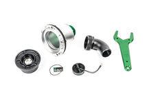 Load image into Gallery viewer, Radium Engineering Remote Mount SVF Swing Valve Filler 1.5in Elbow
