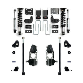 QA1 21-26 Ford F150 4WD Lowering Kit w/ Spindles Single Adjustable 3.5in-5.5in