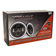 Load image into Gallery viewer, Oracle 7in High Powered LED Headlights - Black Bezel - Red NO RETURNS