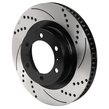 Load image into Gallery viewer, Wilwood 6x5.5 SRP Drilled &amp; Slotted Black Electro Coat Rotor RH