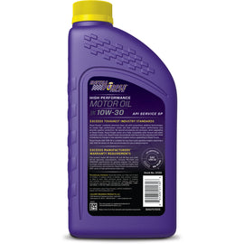 Royal Purple Premium Synthetic High Performance Multi-Grade 10W30 Motor Oil - 1 Quart