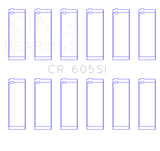 King Engine Bearings GM 2.8L/3.4L V6 (Size 0.5) Connecting Rod Bearings Set of 6