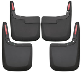 Husky Liners 2015-2017 Ford F-150 w/o Fender Flares Front and Rear Mud Guards - Black