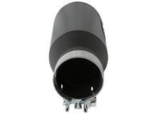 Load image into Gallery viewer, aFe MACH Force-Xp 304 Stainless Steel Clamp-on Exhaust Tip Black 3in Inletx4-1/2in Outletx12in L