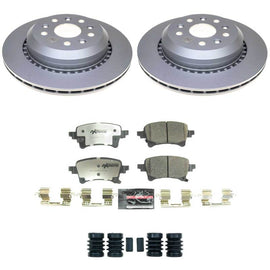 Power Stop 20-25 Jeep Gladiator Rear Z36 Coated Truck & Tow Brake Kit