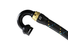 Load image into Gallery viewer, GReddy AN08 180 DEGREE HOSE END SWIVEL BLACK/GOLD ANODIZED