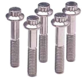 ARP 3/8 in.-24 RH Thread, 1.500 in 12 Point SS 300 Bolts - Set of 5