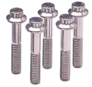 ARP 5/16 in.-24 RH Thread, 1.750 in 12 Point Bolts- Set of 5