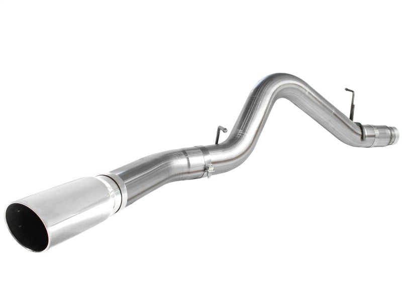 aFe MACHForce XP Exhaust 5in DPF-Back SS 11-13 GM Diesel Trucks V8-6.6L (td) (LML) (Pol Tip)