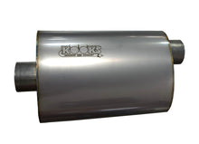 Load image into Gallery viewer, Kooks 2.5in. Oval Center/Offset Muffler 12in. Long Body Stainless Steel
