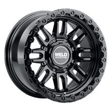 Load image into Gallery viewer, Weld Off-Road Swift 17x9in - 6x135 / 6x139.7 BP - ET-12 - 106.1mm CB - Gloss Black Wheel &amp; Ring