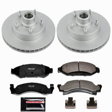 Load image into Gallery viewer, Power Stop 87-93 Ford E-150 Econoline Front Z23 Coated Brake Kit