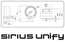 Load image into Gallery viewer, GReddy Sirius Unify Oil Temperature Gauge Set (Sirius Meter w/Oil Temp Sensor Set &amp; Vision Disp)