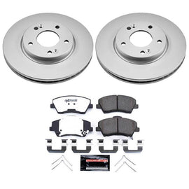 Power Stop 17-20 Hyundai Elantra Front Z36 Coated Truck & Tow Brake Kit