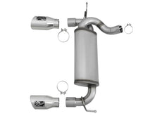 Load image into Gallery viewer, aFe Rebel Series 2.5in 409 SS Axle-Back Exhaust w/Polished Tips 07+ Jeep Wrangler (JK) V6 3.6L/3.8L