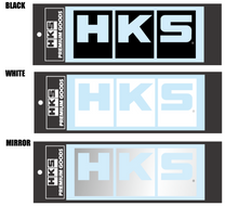 Load image into Gallery viewer, HKS LOGO Sticker W220 BLACK