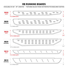 Load image into Gallery viewer, Go Rhino 19-25 Chevrolet Silverado 1500 RB30 Slim Running board + Brackets - Textured Black