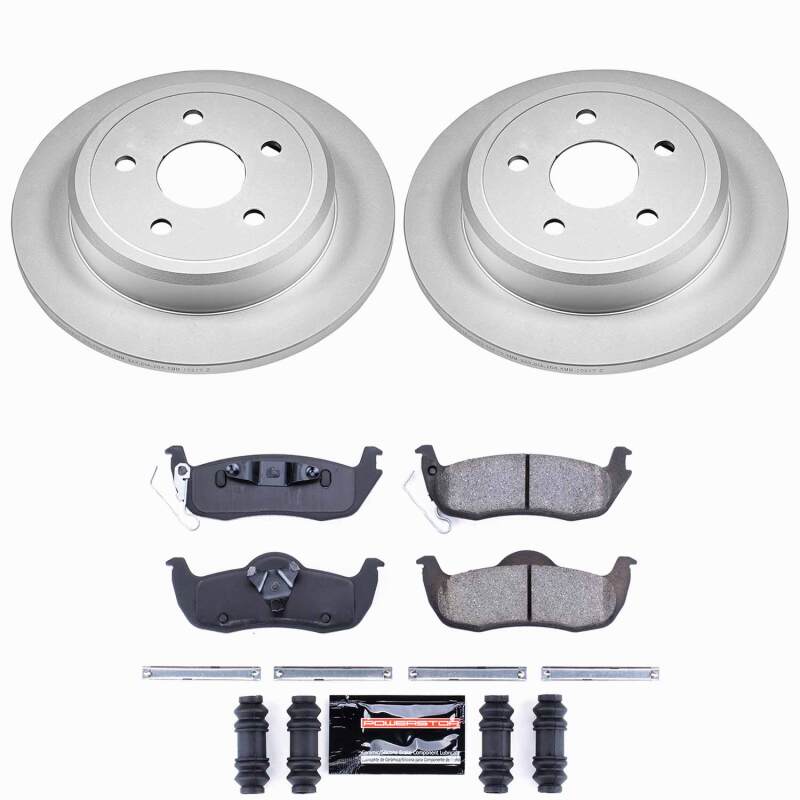 Power Stop 06-10 Jeep Commander Rear Z23 Coated Brake Kit