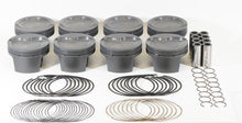 Load image into Gallery viewer, Mahle MS Piston Set SBF 408ci 4.030in Bore 4.000in Stroke 6.2in Rod .927 Pin -28cc 9.3 CR Set of 8