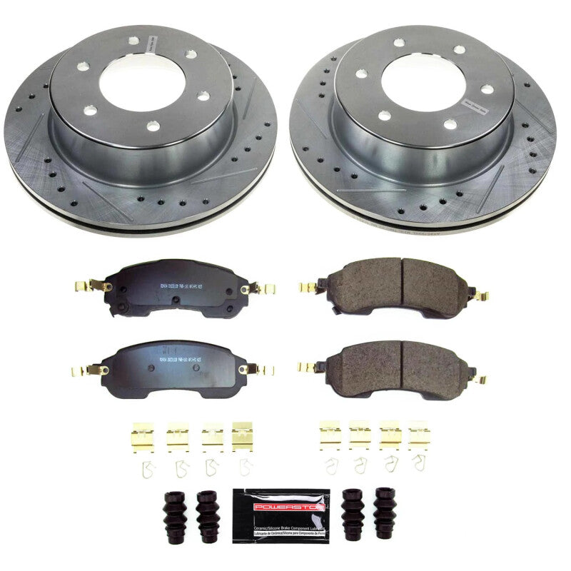 Power Stop 21-23 Ford Bronco Rear Z23 Evolution Brake Kit