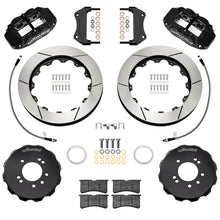 Load image into Gallery viewer, Wilwood 99-02 Nissan Skyline Superlite 6R Front BBK w/ 12.88in Slotted Rotors &amp; Flexlines - Black