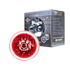 Oracle Pre-Installed Lights 5.75 IN. Sealed Beam - Red Halo NO RETURNS