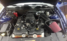 Load image into Gallery viewer, JLT 11-14 Ford Mustang GT (w/Roush/Whipple S/C) Black Textured Big Air Intake w/Red Filter -Tune Req