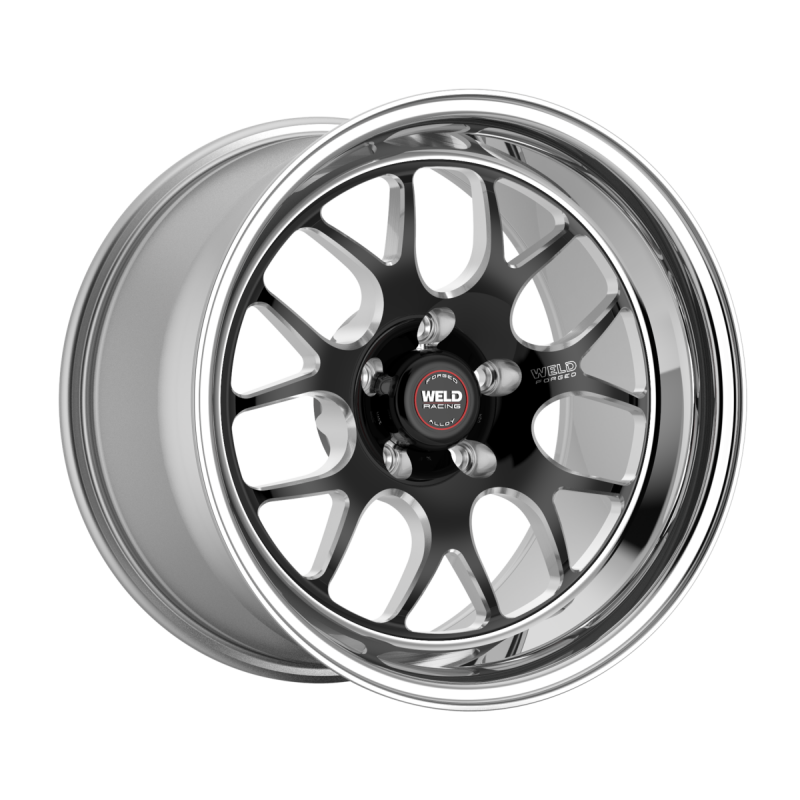 Weld S77 15x8 / 5x120.65 / 4.5 BS / 3.18 HB - Black Center - Polished Shell - Non-BL Wheel