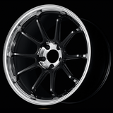 Advan RZ-DF2 19x9.0 / +22 Offset / 5x120 / 72.5mm Bore / Diamond Cut and Racing Titanium Black